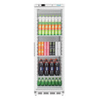 Armoire réfrigérée Polar Série C 400 Litres avec porte vitrée, blanche