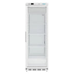 Armoire réfrigérée Polar Série C 400 Litres avec porte vitrée, blanche