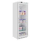 Armoire réfrigérée Polar Série C 400 Litres avec porte vitrée, blanche