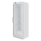 Armoire réfrigérée Polar Série C 400 Litres avec porte vitrée, blanche