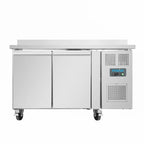 Table congélateur Polar Série U 2 portes 282 litres avec dosseret