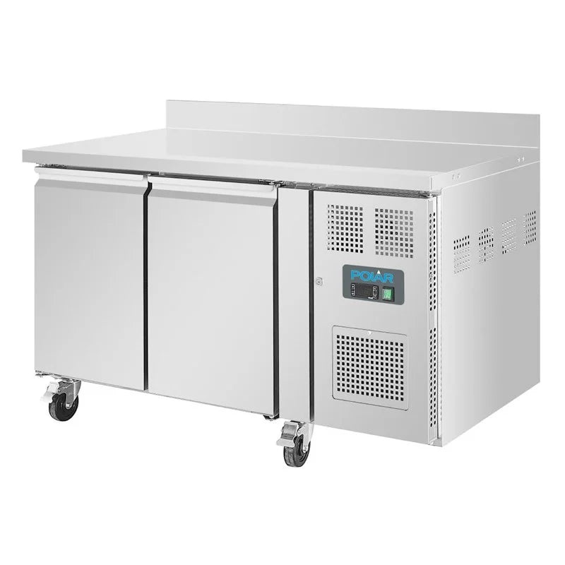 Table congélateur Polar Série U 2 portes 282 litres avec dosseret