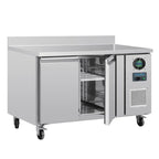 Table congélateur Polar Série U 2 portes 282 litres avec dosseret