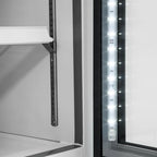 Armoire de congélation Polar Série G 920 Litres avec porte vitrée, blanc