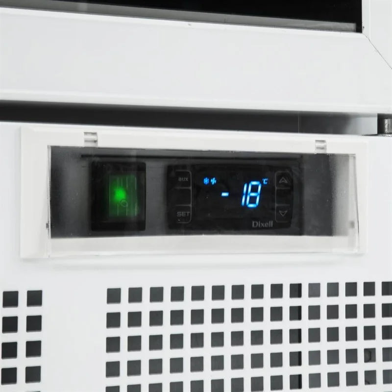 Armoire de congélation Polar Série G 920 Litres avec porte vitrée, blanc