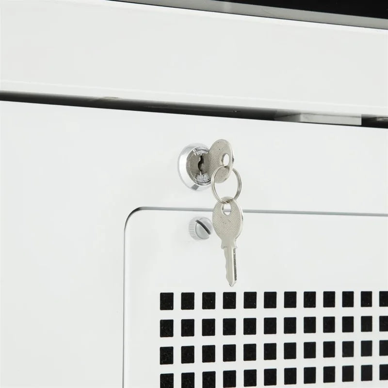 Armoire de congélation Polar Série G 920 Litres avec porte vitrée, blanc