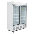 Armoire de congélation Polar Série G 920 Litres avec porte vitrée, blanc