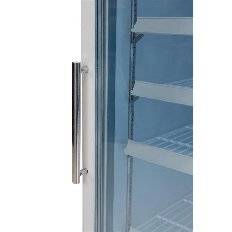 Armoire de congélation Polar série G 412 Litres avec porte vitrée, blanche