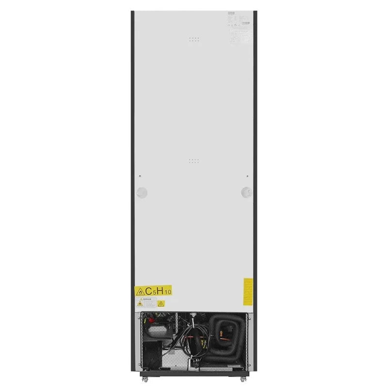 Armoire de congélation Polar Série G 412 Litres avec porte vitrée, noire