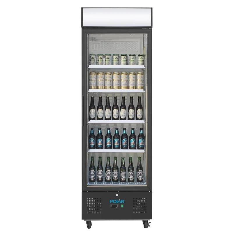 Armoire à boissons Polar G-Serie 368 Litres, noire