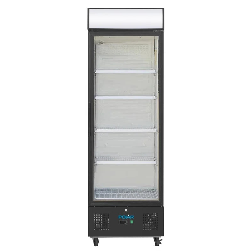 Armoire à boissons Polar G-Serie 368 Litres, noire