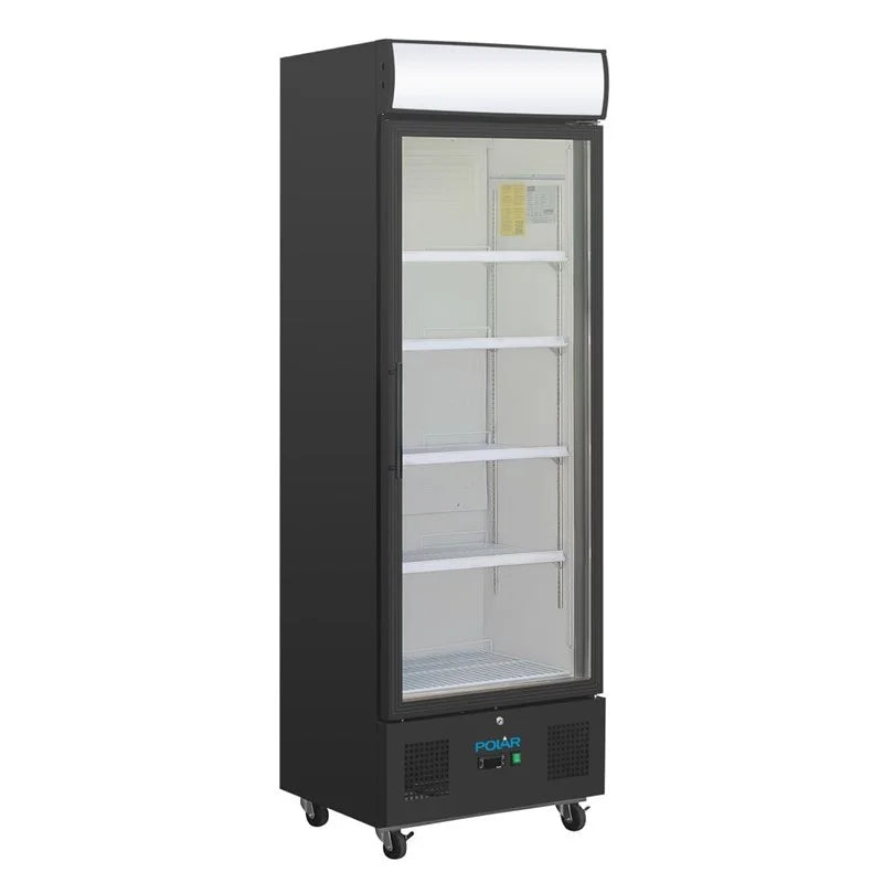 Armoire à boissons Polar G-Serie 368 Litres, noire