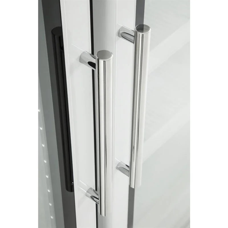 Armoire de congélation Polar Série G 920 Litres avec porte vitrée, blanc