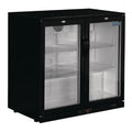 Arrière-bar réfrigéré Polar Série G avec 2 portes battantes 208 Litres