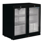 Arrière-bar réfrigéré Polar Série G avec 2 portes battantes 208 Litres