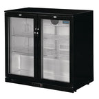 Arrière-bar réfrigéré Polar Série G avec 2 portes battantes 208 Litres