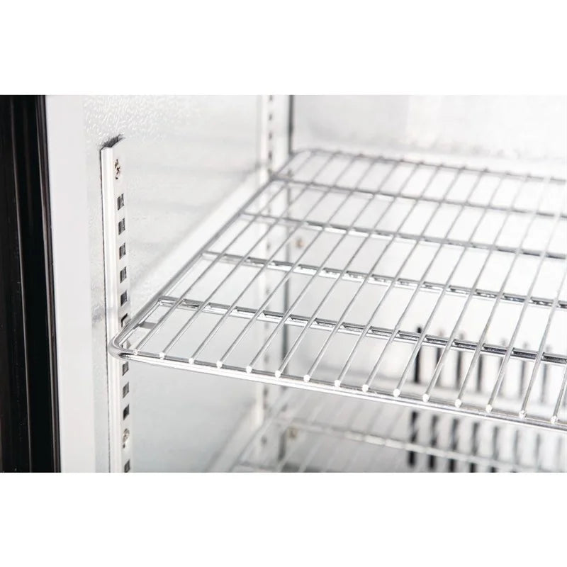 Arrière-bar réfrigéré Polar Série G avec 2 portes battantes 208 Litres