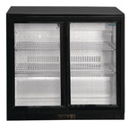 Arrière-bar Polar Série G avec 2 portes coulissantes 208 Litres
