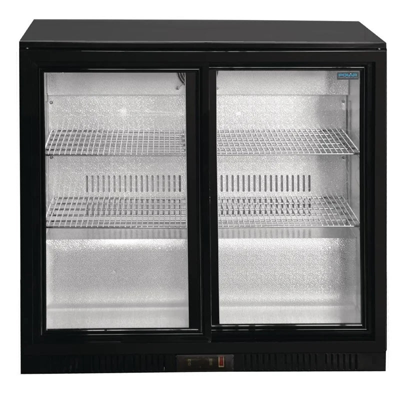 Arrière-bar Polar Série G avec 2 portes coulissantes 208 Litres