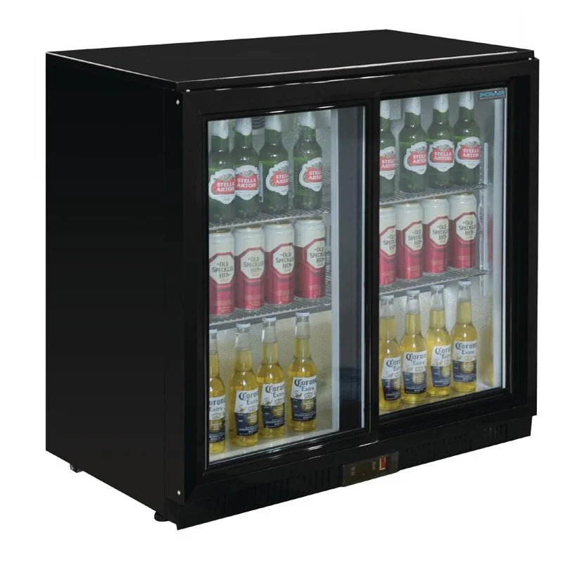 Arrière-bar Polar Série G avec 2 portes coulissantes 208 Litres