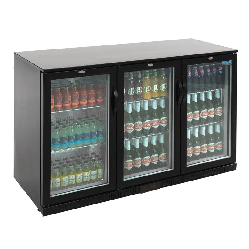 Arrière-bar Polar Série G avec 3 portes abattantes 330 Litres