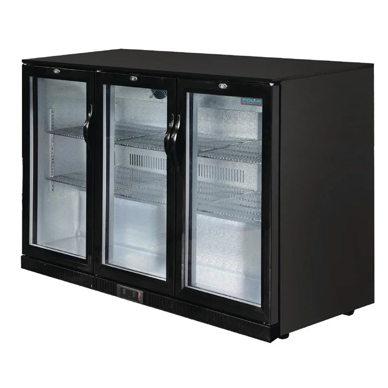 Arrière-bar Polar Série G avec 3 portes abattantes 330 Litres