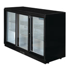 Arrière-bar réfrigéré Polar Série G avec 3 portes coulissantes 330 Litres