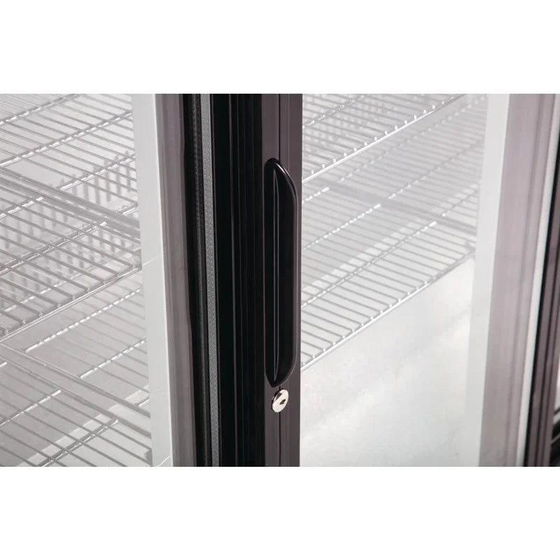 Arrière-bar réfrigéré Polar Série G avec 3 portes coulissantes 330 Litres