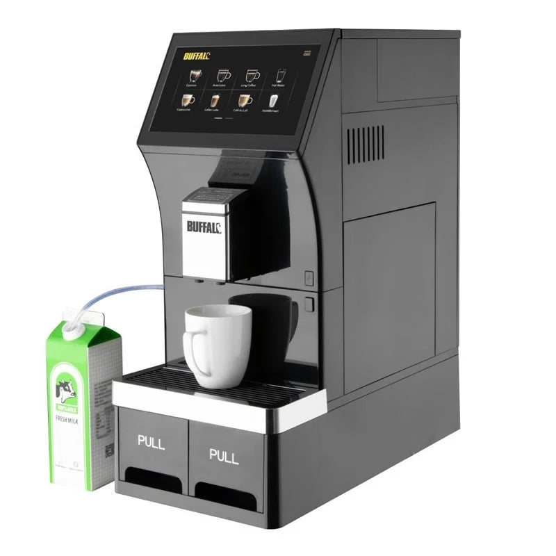 Machine à café Buffalo Bean-to-Cup avec grand écran tactile