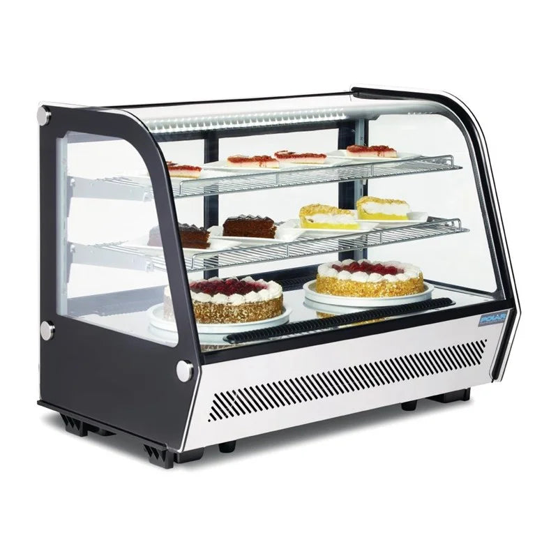 Vitrine réfrigérée de comptoir Polar Série G 160 Litres