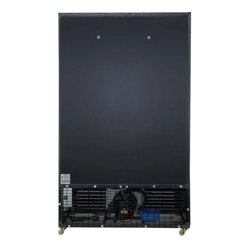 Armoire à boissons Polar Série G 950 Litres avec 2 portes coulissantes, noire