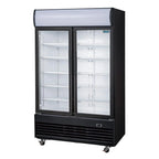Armoire à boissons Polar G-Series 950 Litres avec 2 portes battantes, noir