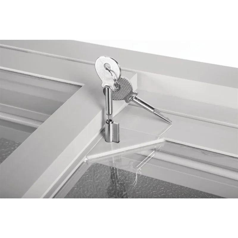 Polar Série G armoire de congélation coffre 270 Litres avec couvercle coulissant en verre
