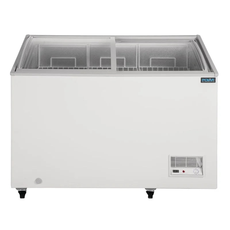 Polar Série G armoire de congélation coffre 270 Litres avec couvercle coulissant en verre