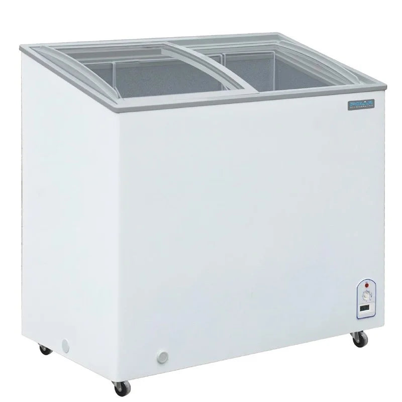 Polar Série G Coffre de congélation vitré 200 Litres avec couvercle coulissant en verre