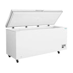 Coffre de congélation Polar Série G avec couvercle en acier inoxydable 581 litres