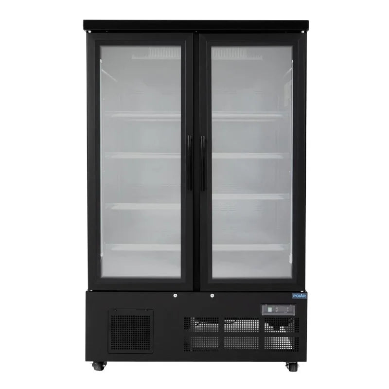Polar G-Serie armoire à boissons 744 Litres 2 portes, noir