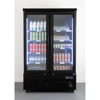 Polar G-Serie armoire à boissons 744 Litres 2 portes, noir