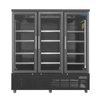 Polar G-Serie armoire à boissons 1156 Litres 3 portes, noir