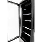 Armoire de congélation Polar Série G 744 Litres avec porte vitrée, 2 portes, noir