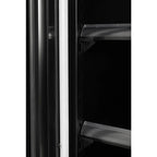 Armoire de congélation Polar Série G 744 Litres avec porte vitrée, 2 portes, noir