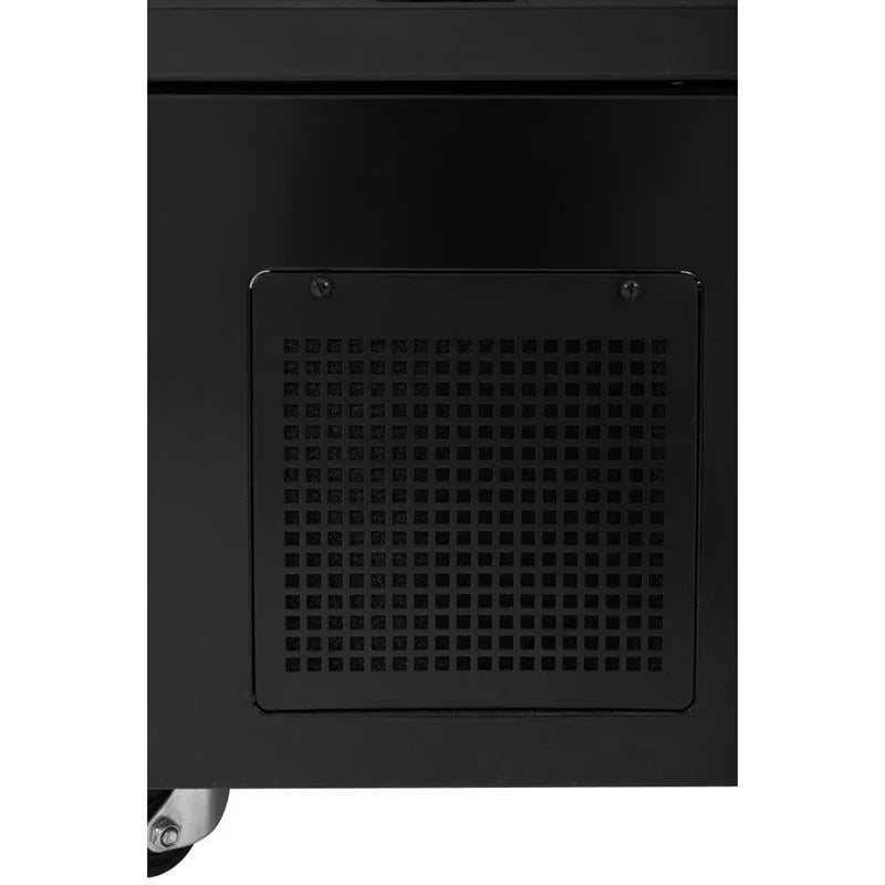 Armoire de congélation Polar Série G 744 Litres avec porte vitrée, 2 portes, noir