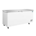 Coffre de congélation Polar Série G avec couvercle en acier inoxydable 581 litres