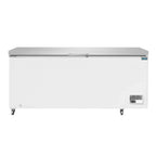 Coffre de congélation Polar Série G avec couvercle en acier inoxydable 581 litres