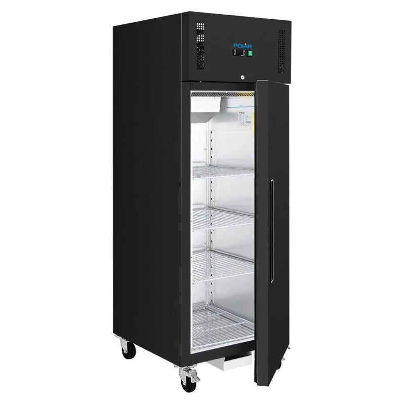 Armoire réfrigérée professionnelle Polar Série G 537 litres, noire