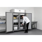 Armoire de congélation professionnelle Polar Série U 1400 litres, haute efficacité énergétique