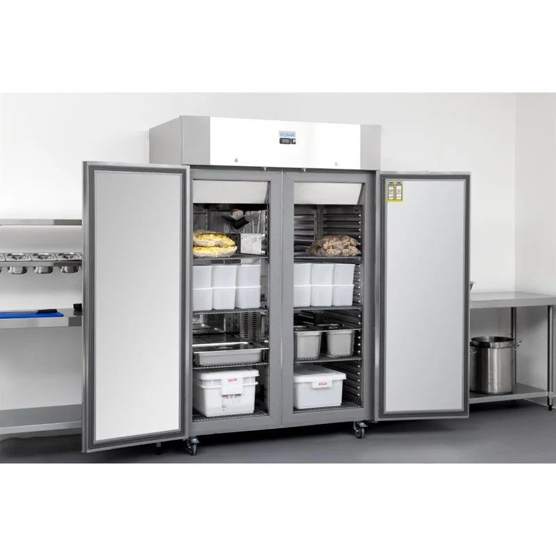 Armoire de congélation professionnelle Polar Série U 1400 litres, haute efficacité énergétique