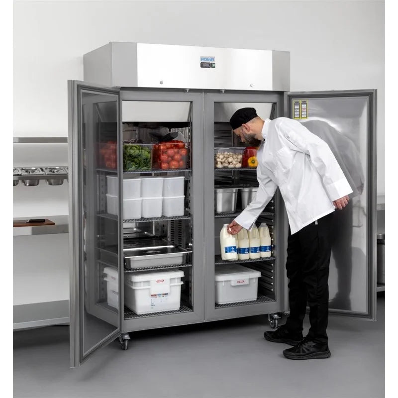 Armoire réfrigérée professionnelle Polar Série U 1400 Litres, haute efficacité énergétique