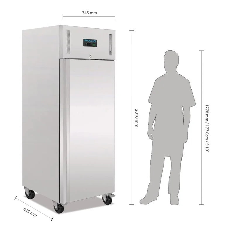 Armoire de congélation Polar série U 650 litres