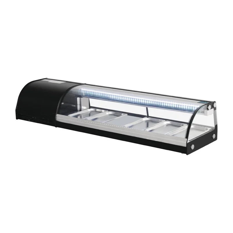 Vitrine réfrigérée à sushi Polar série G 150 cm